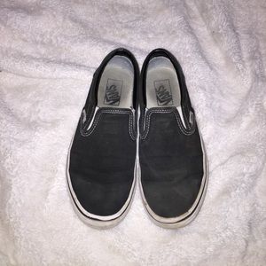 Black slip on vans